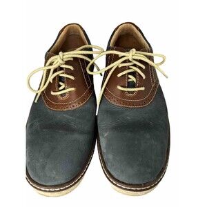 Johnston & Murphy J&M Leather/Suede & Textured Leather Oxford Shoes Men 9